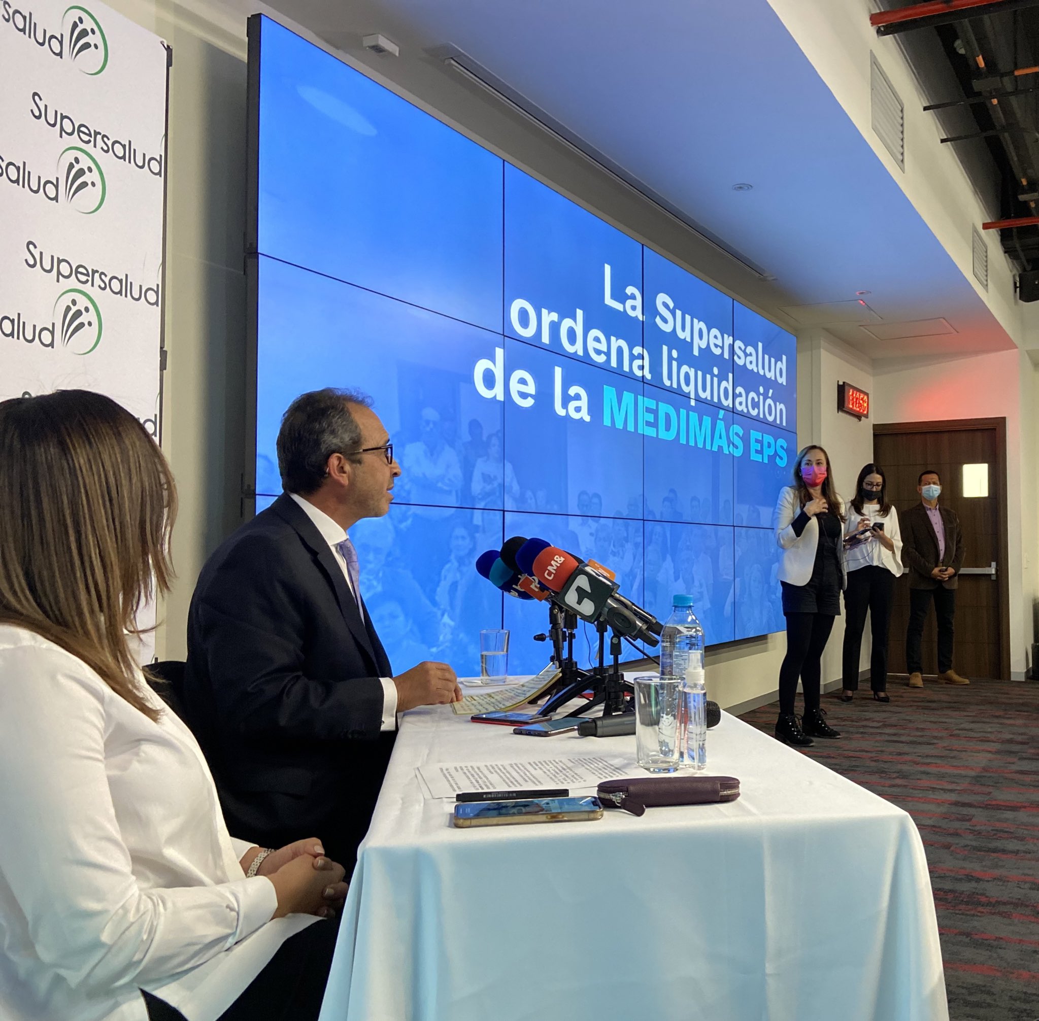 Supersalud ordenó liquidación de Medimás, EPS con más de 1.5 millones de usuarios
