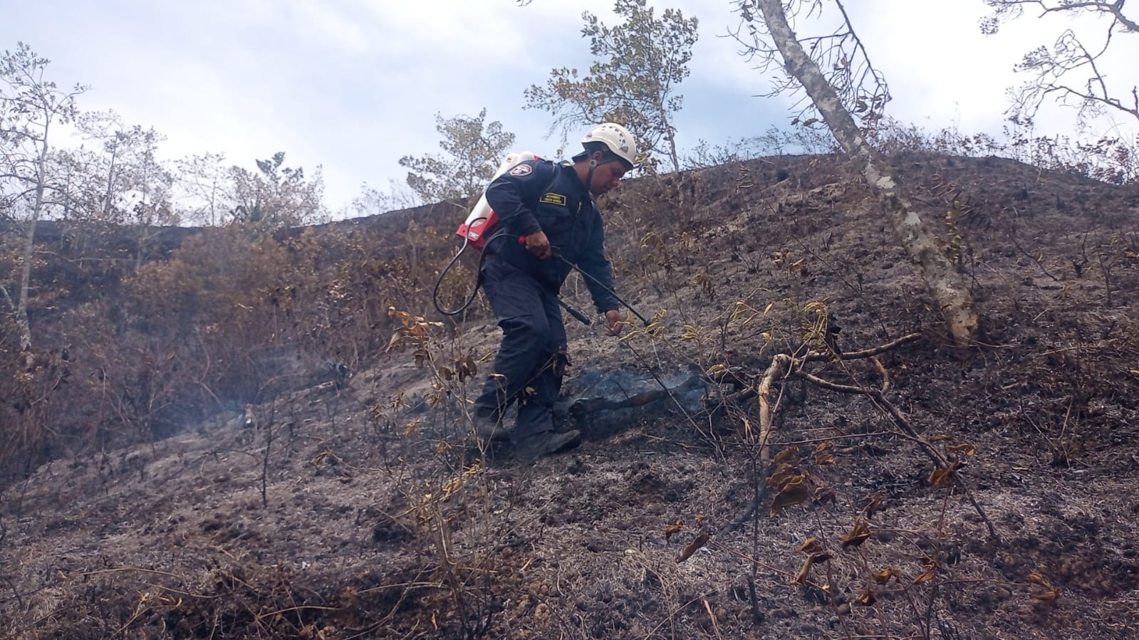 Los bomberos de Cundinamarca luchan contra los incendios en medio de la precariedad