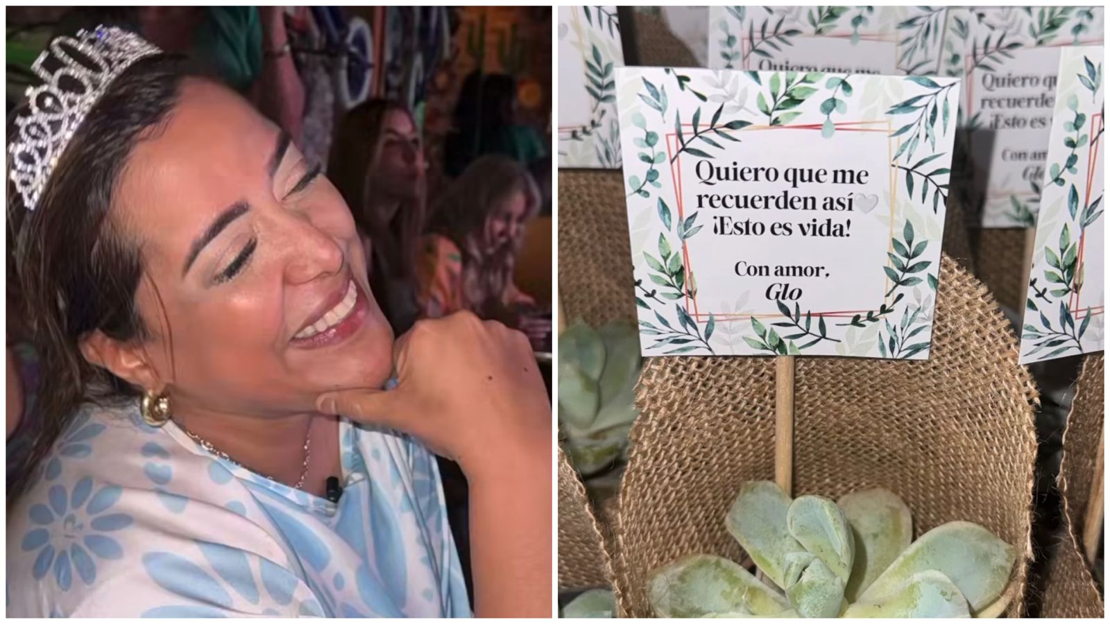 Murió Gloria Espinoza, la mujer que adelantó su cumpleaños por enfermedad terminal