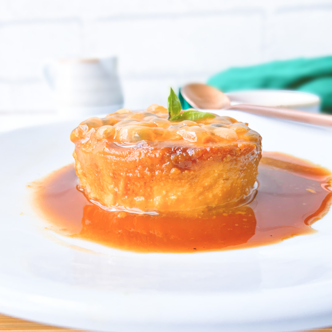 Flan de coco hecho en casa con solo 5 ingredientes