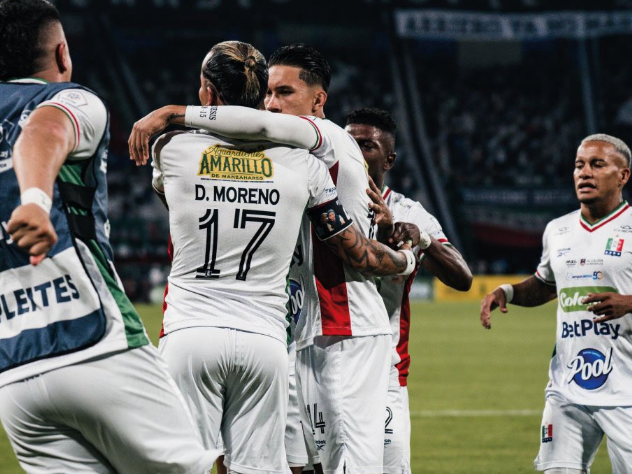 Once Caldas hizo respetar el estadio Palogrande y venció 2-1 a Atlético Junior
