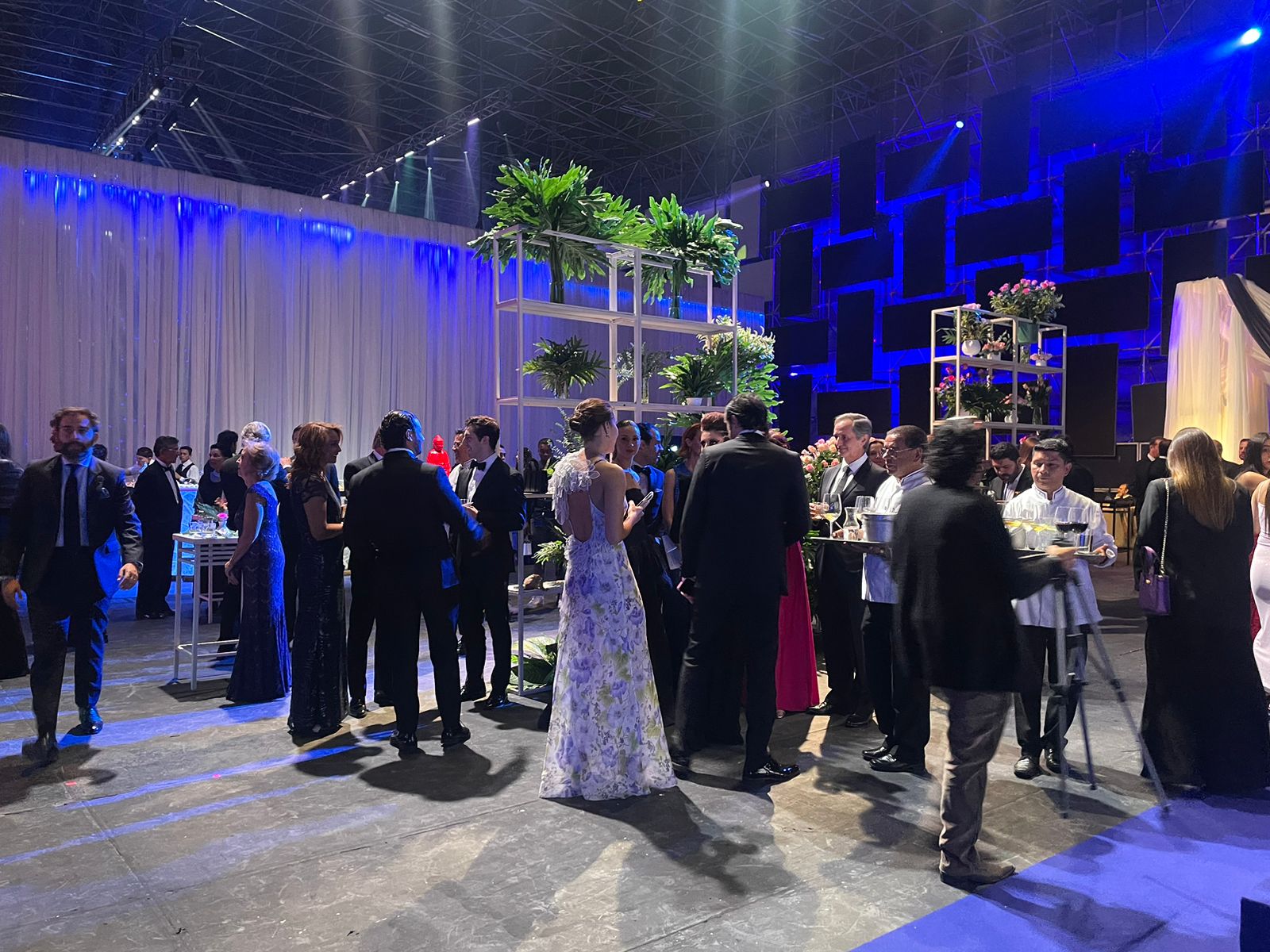 Algunos de los asistentes a la Gala MAMBO, que se realizó en el Chamorro City Hall en Bogotá.