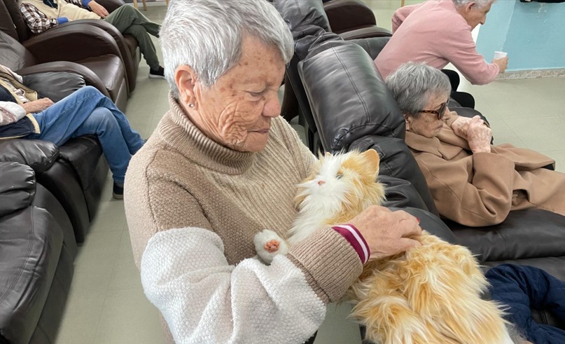 Usan gato robot como apoyo emocional en adultos mayores: ¿puede sustituir a un animal real?