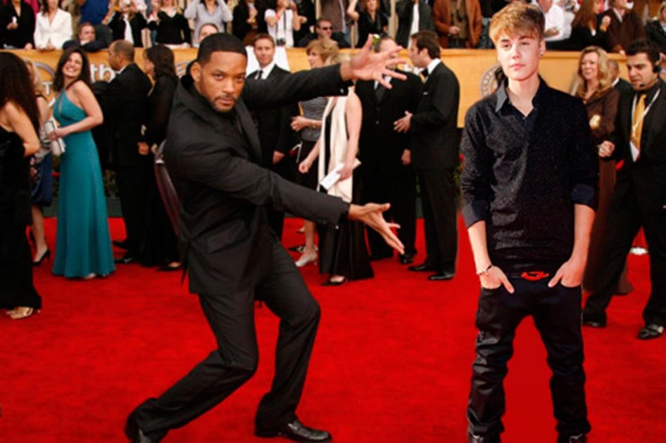 Will Smith y Justin Bieber.