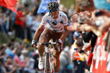 Carlos Betancurt, líder de los jóvenes del Giro de Italia
