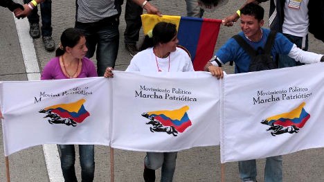 Marcha Patriótica apoya convocatoria de una Asamblea Nacional Constituyente