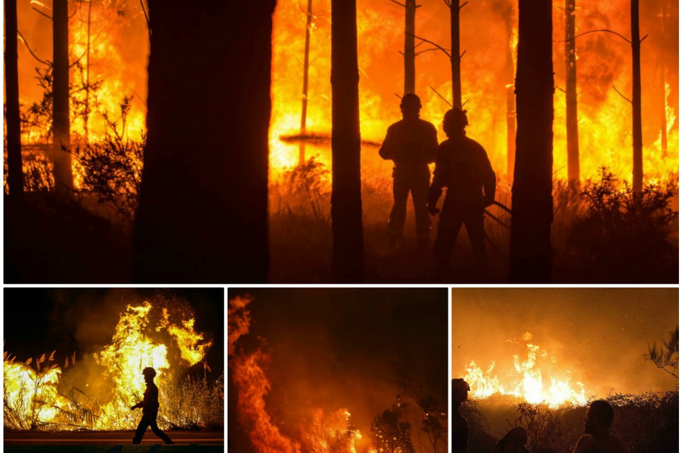 Las impactantes imágenes que han dejado los incendios en España y Portugal