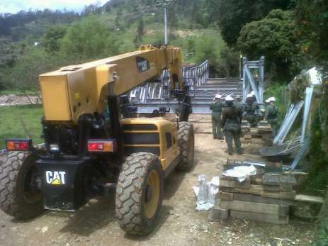 Ingenieros militares instalan segundo puente en Boyacá