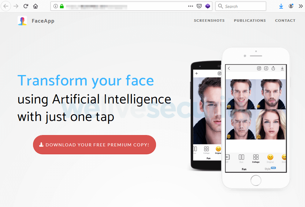 Delincuentes aprovechan la popularidad de FaceApp para crear una versión falsa