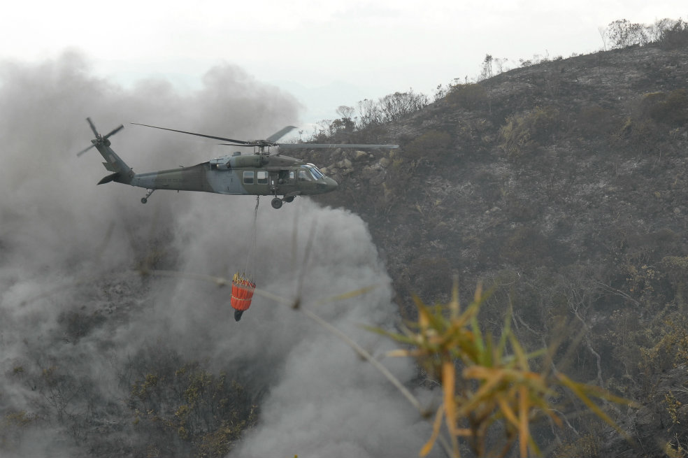 Ola de incendios en la región