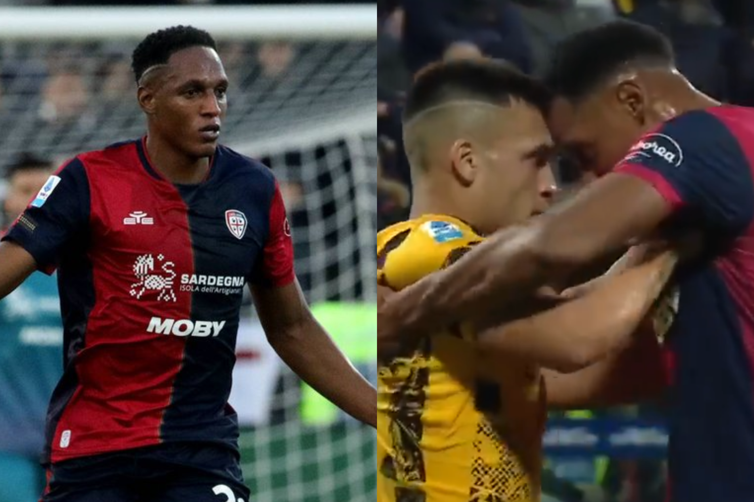 Yerry Mina y Lautaro Martínez casi se van a los puños en la Serie A: mire el video