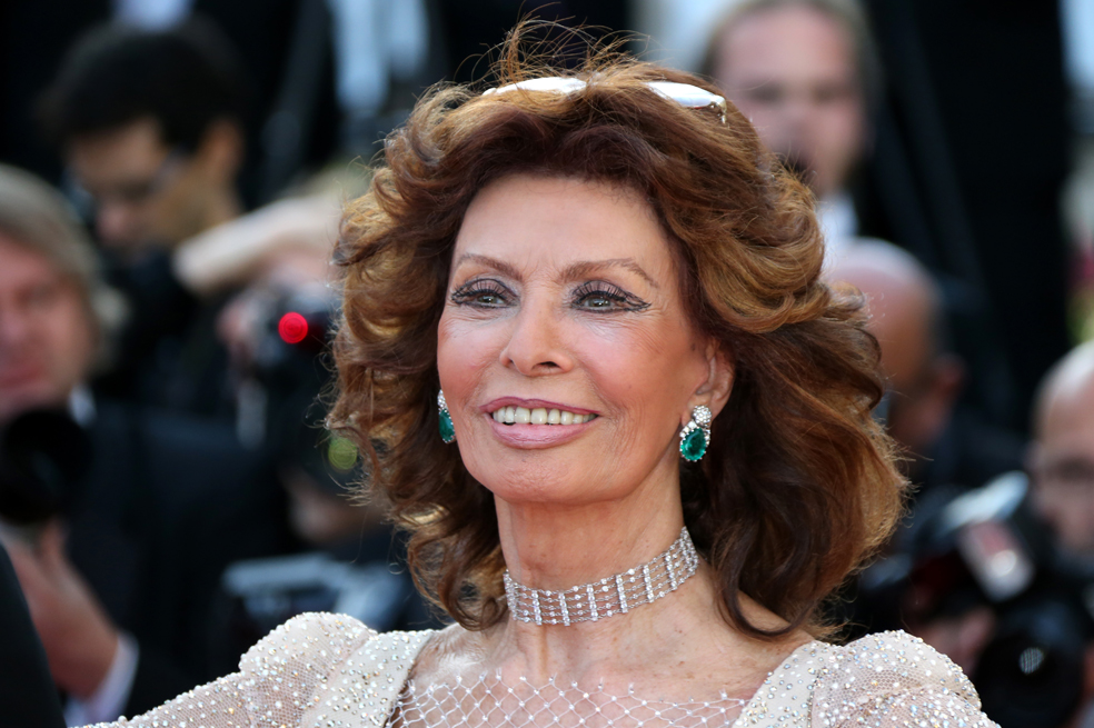 Sophia Loren en Festival Cannes 2014