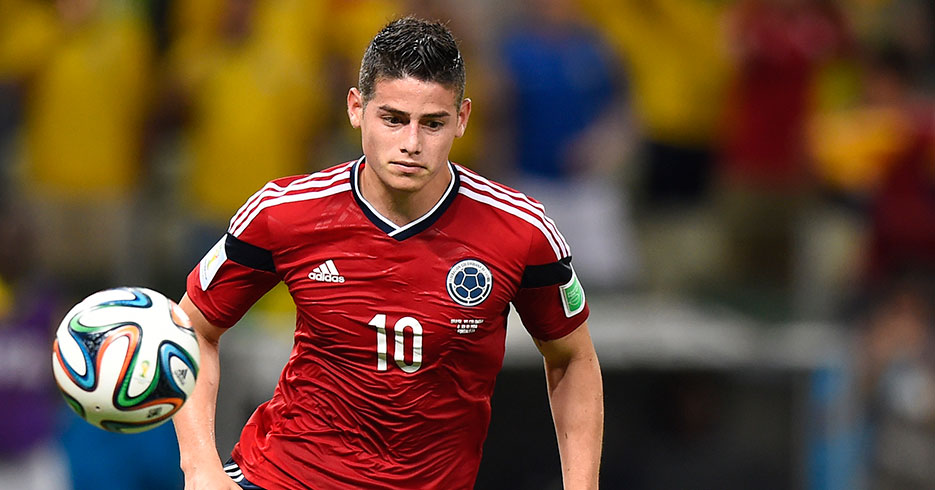 James, máximo goleador de la Copa del Mundo