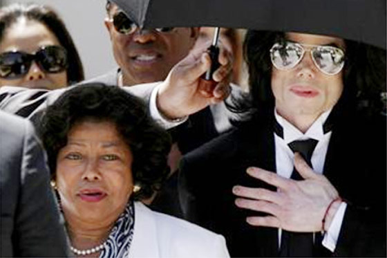 Katherine y Michael Jackson. 
