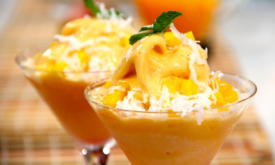 Jugo de mango y naranja para las heridas