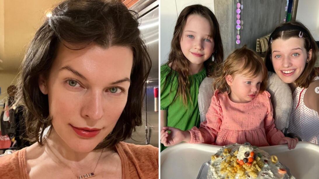 Milla Jovovich, protagonista de ‘Resident Evil’, es madre de tres hijas, a quienes llamó: Ever, Dashiel y Osian.