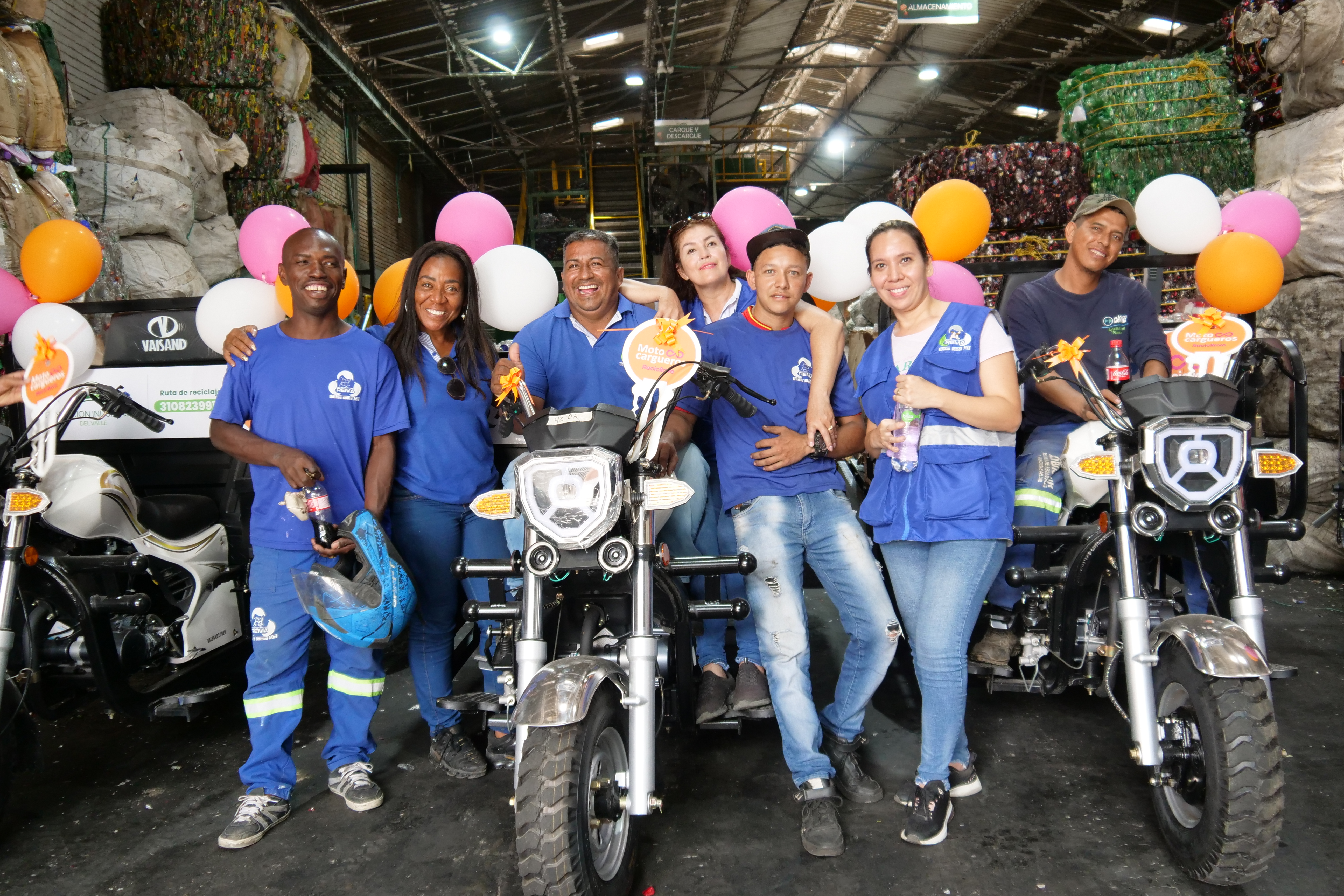 Reciclave Motocargueros busca dignificar el trabajo de las y los recicladores