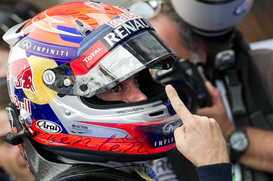 Sebastián Vettel, triple campeón del mundo.
