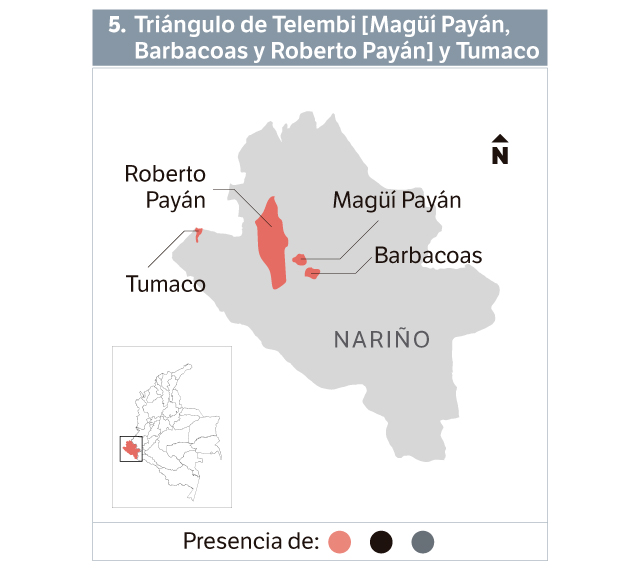 Datos entregados por el Observatorio de DD.HH. y conflictividades de Indepaz.