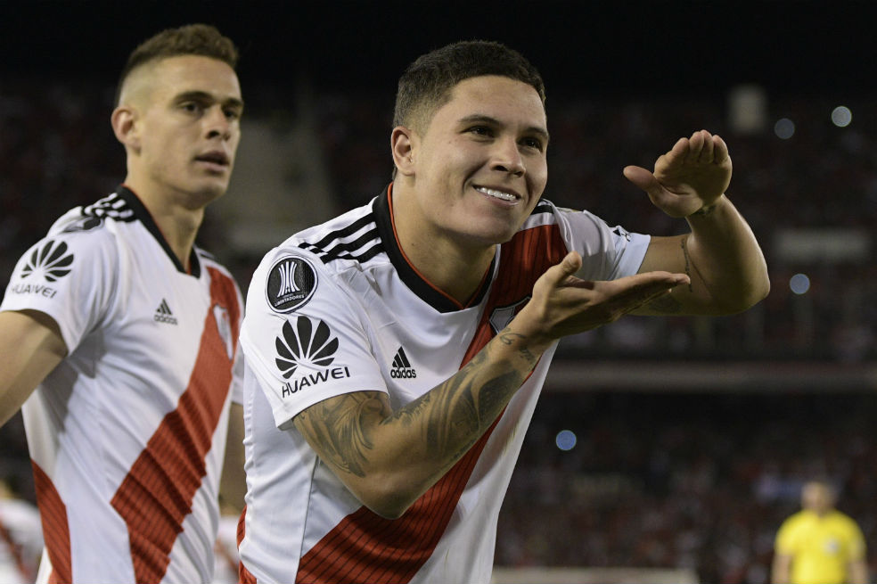 Noche soñada de Santos Borré y Quintero en la Copa Libertadores ante Independiente