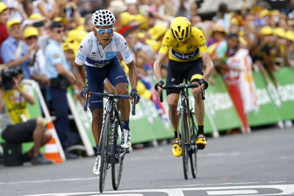 Nairo Quintana y Chris Froome, los favoritos para ganar el Tour. Foto: AFP