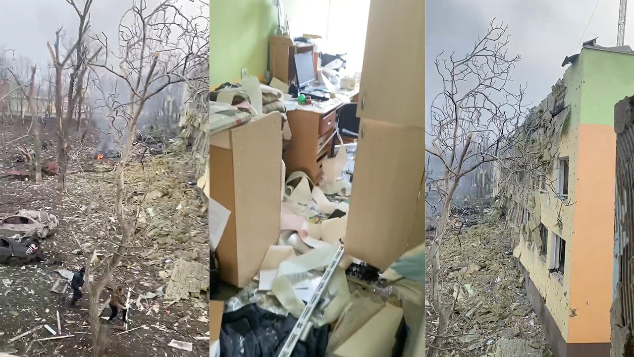 Bombardeo en hospital pediátrico de Ucrania deja al menos 17 heridos