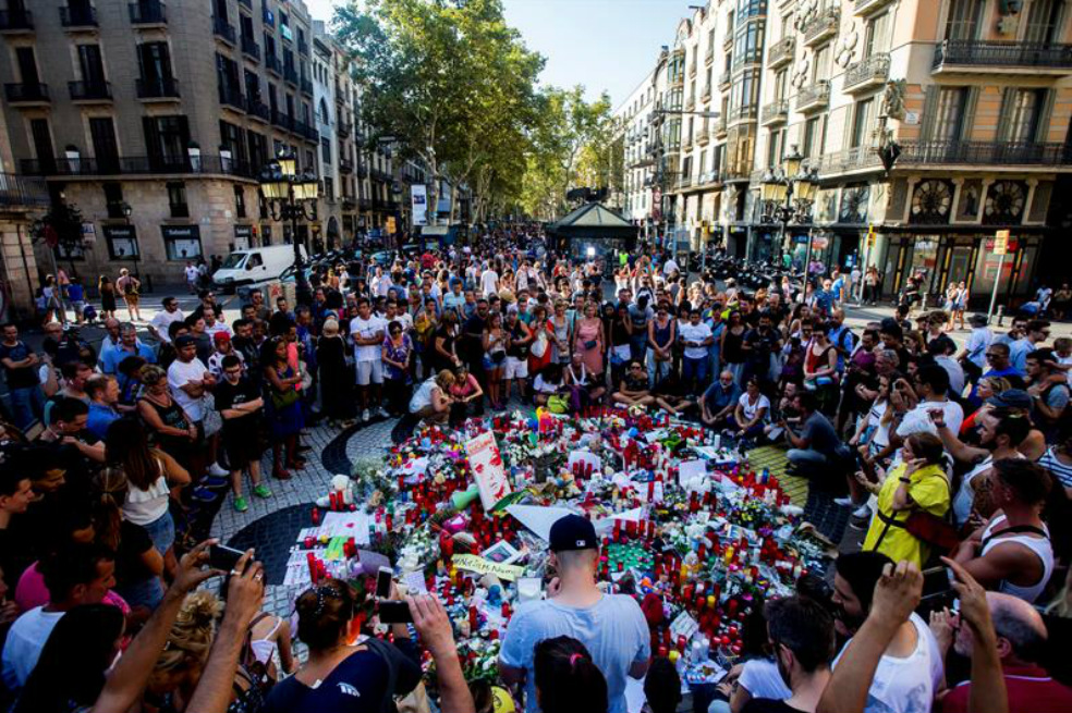 Los detenidos por los atentados en Cataluña llegan al tribunal