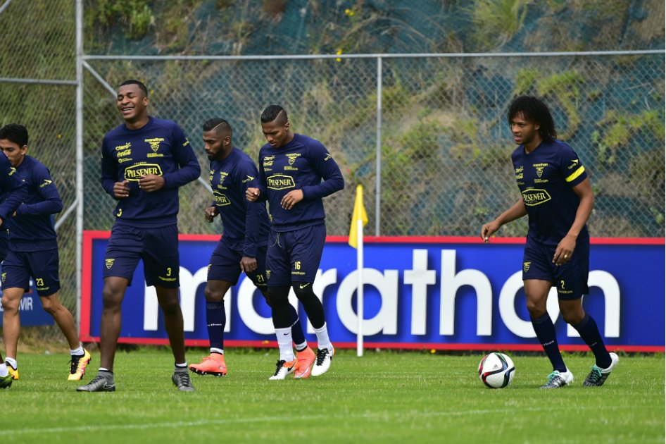 Ecuador llegó a Barranquilla para duelo contra Colombia