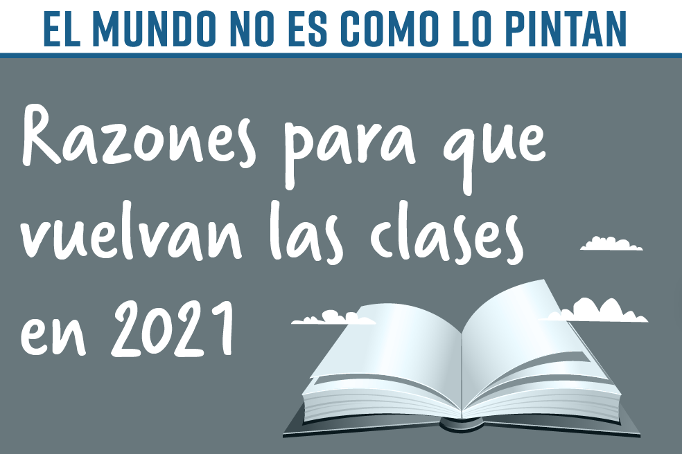 El mundo no es como lo pintan: Razones para que vuelvan las clases en 2021