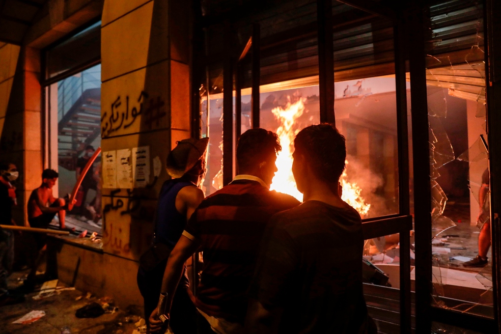 Protestas en Beirut, sábado 8 de agosto 2020