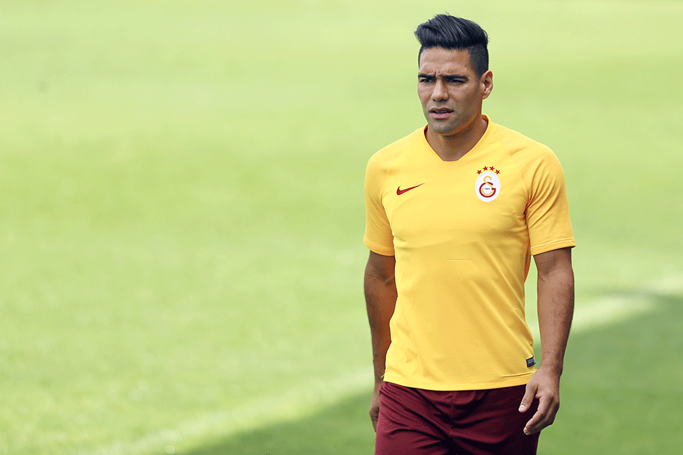 Radamel Falcao García volvió a jugar con Galatasaray