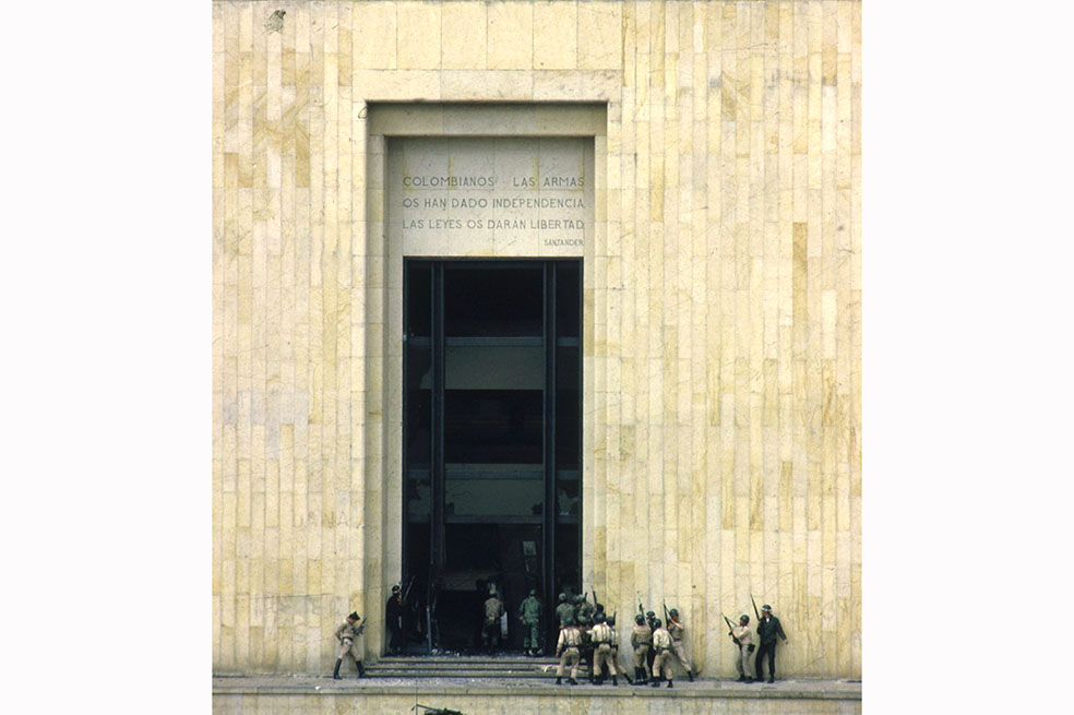 Toma del Palacio de Justicia, el 6 de noviembre de 1985 por un comando del M-19. / Archivo