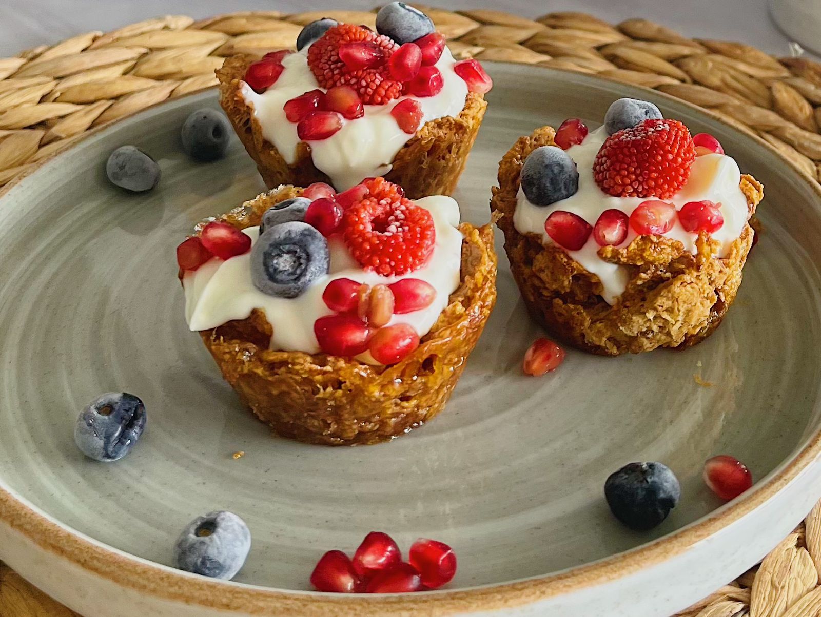 Canastillas de cereal, una propuesta cargada de sabor y muchos nutrientes
