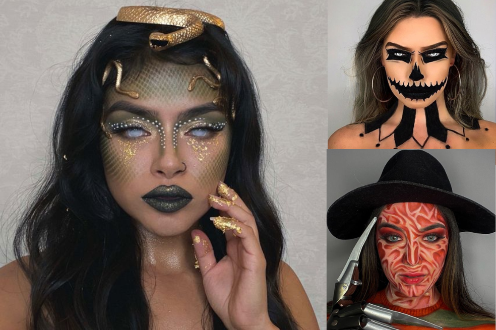 Maquillaje Halloween mujer terror