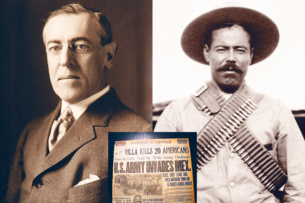 Woodrow Wilson y Pancho Villa