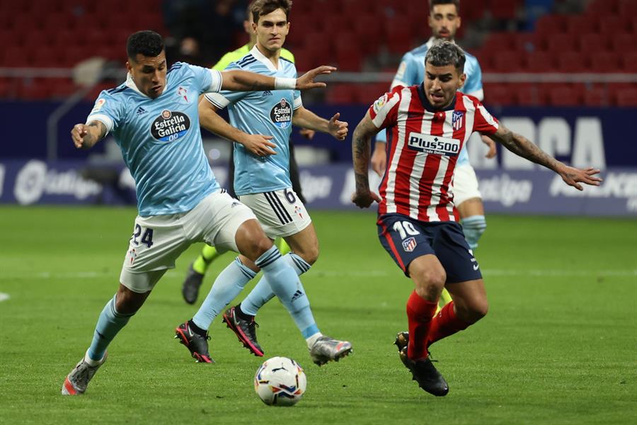 Celta de Jeison Murillo frenó a Atlético de Madrid en su casa