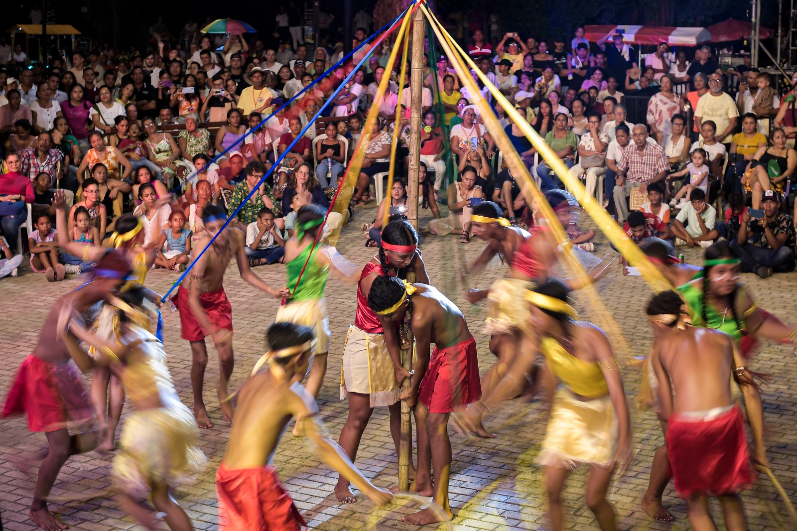 El festival celebró la ancestralidad y la tradición caribe en la Plaza Santa Bárbara de Mompox.