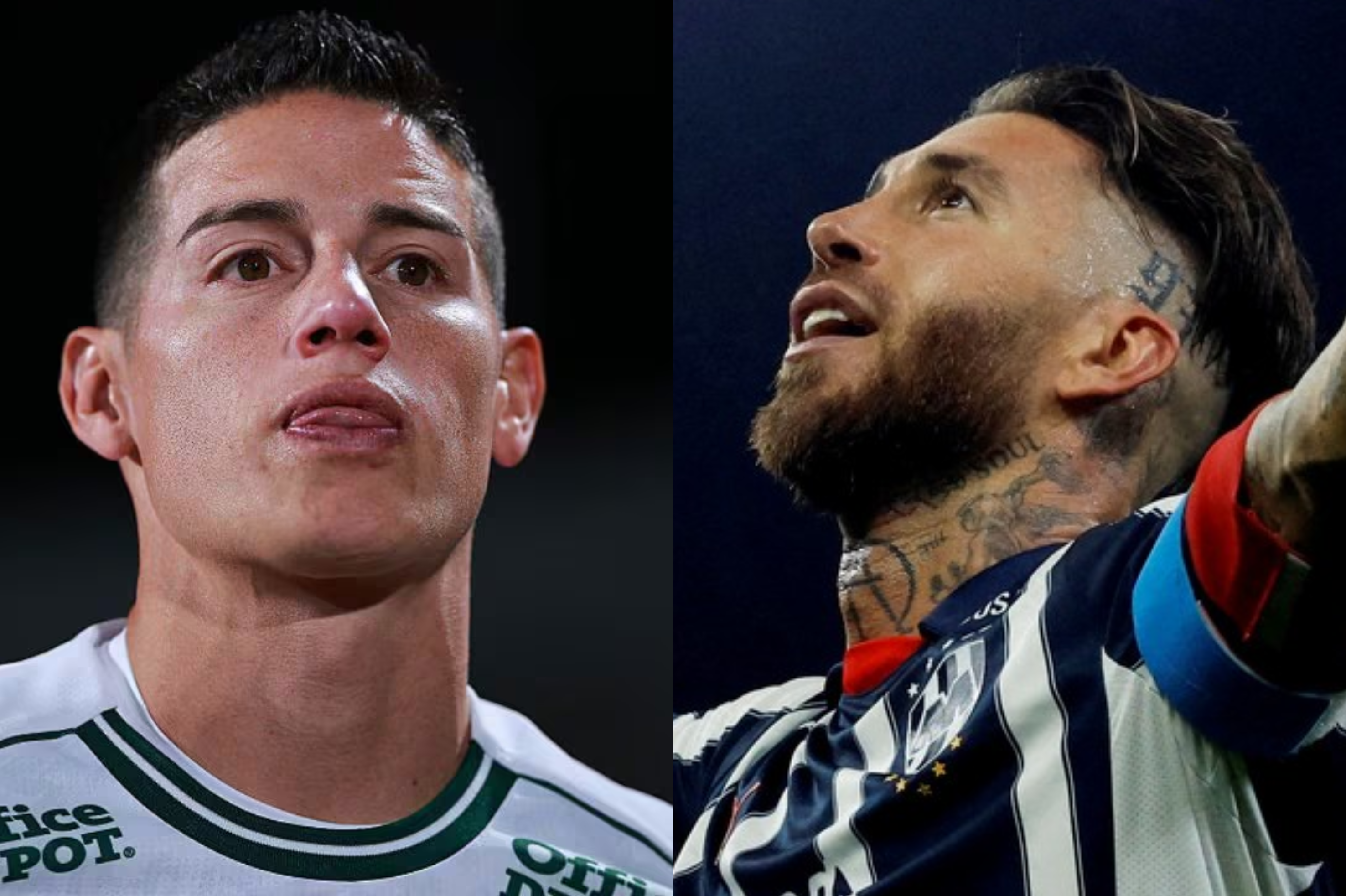 James Rodríguez contra Sergio Ramos: en el final de la fase regular de la LigaMX