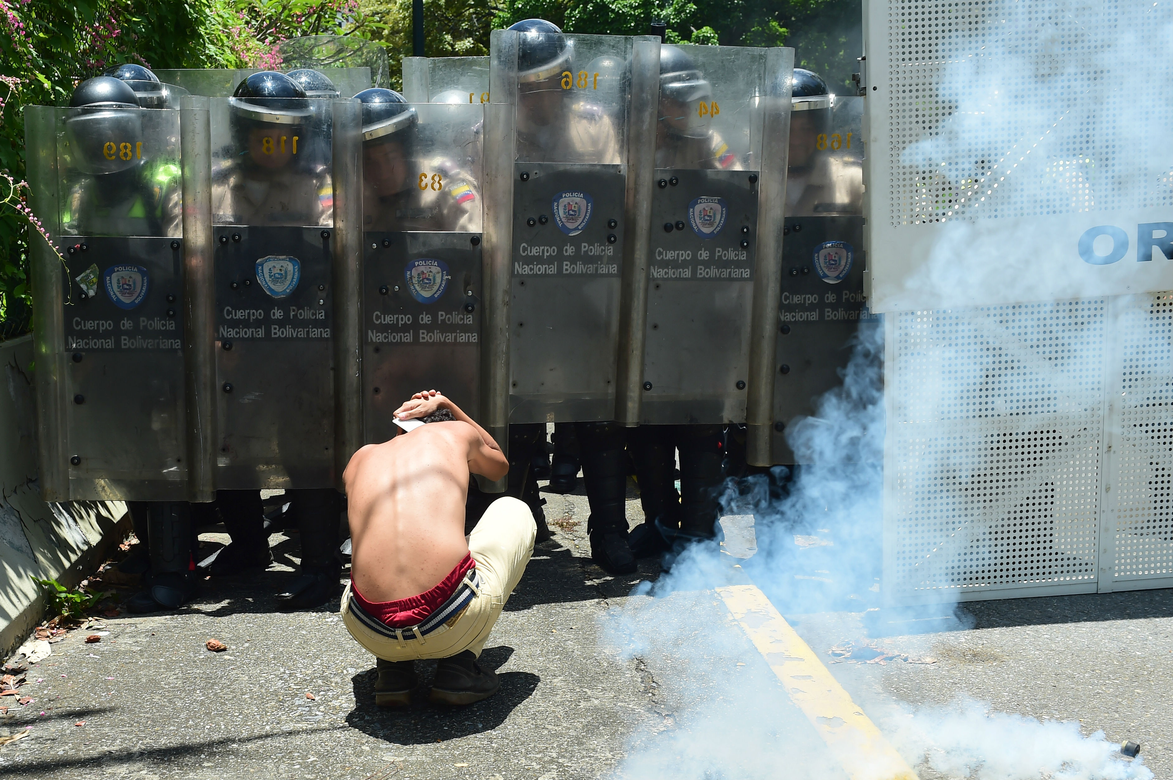 Fotos: La protesta de los estudiantes venezolanos contra Maduro