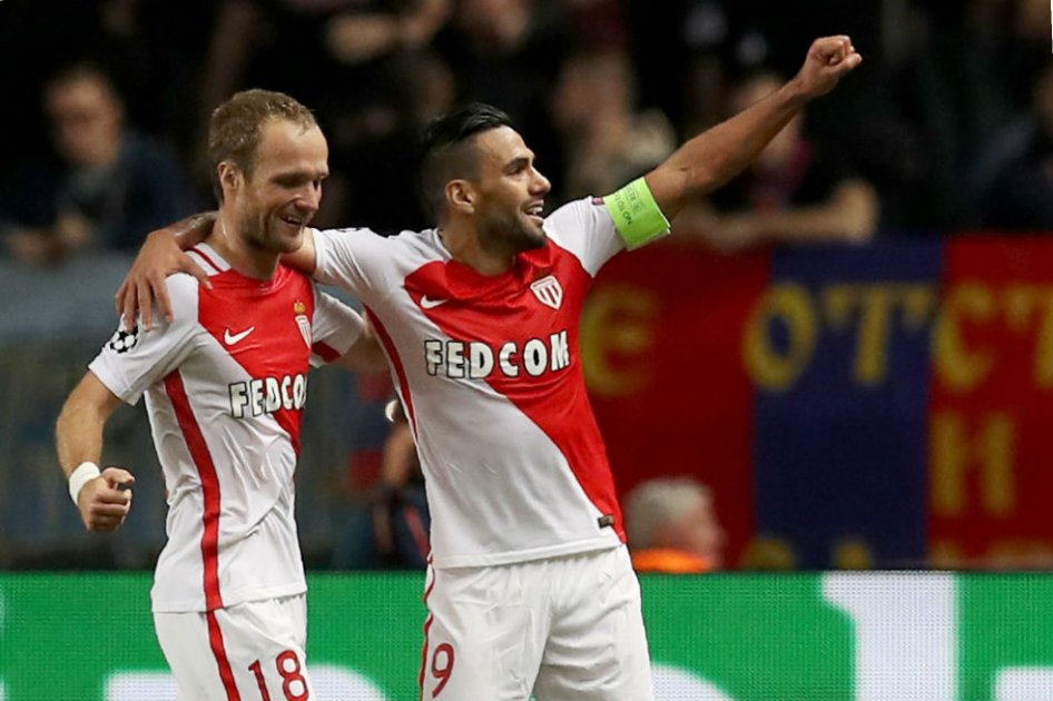 Radamel Falcao García, delantero del Mónaco. Foto: AFP