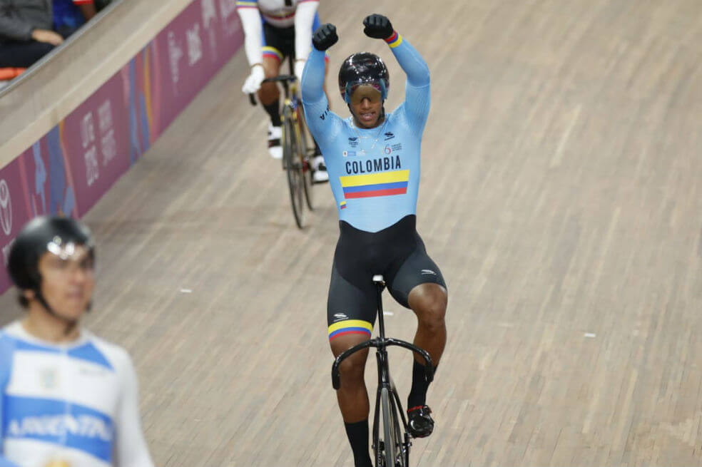 Kevin Quintero ganó el oro en el keirin en los Juegos Panamericanos