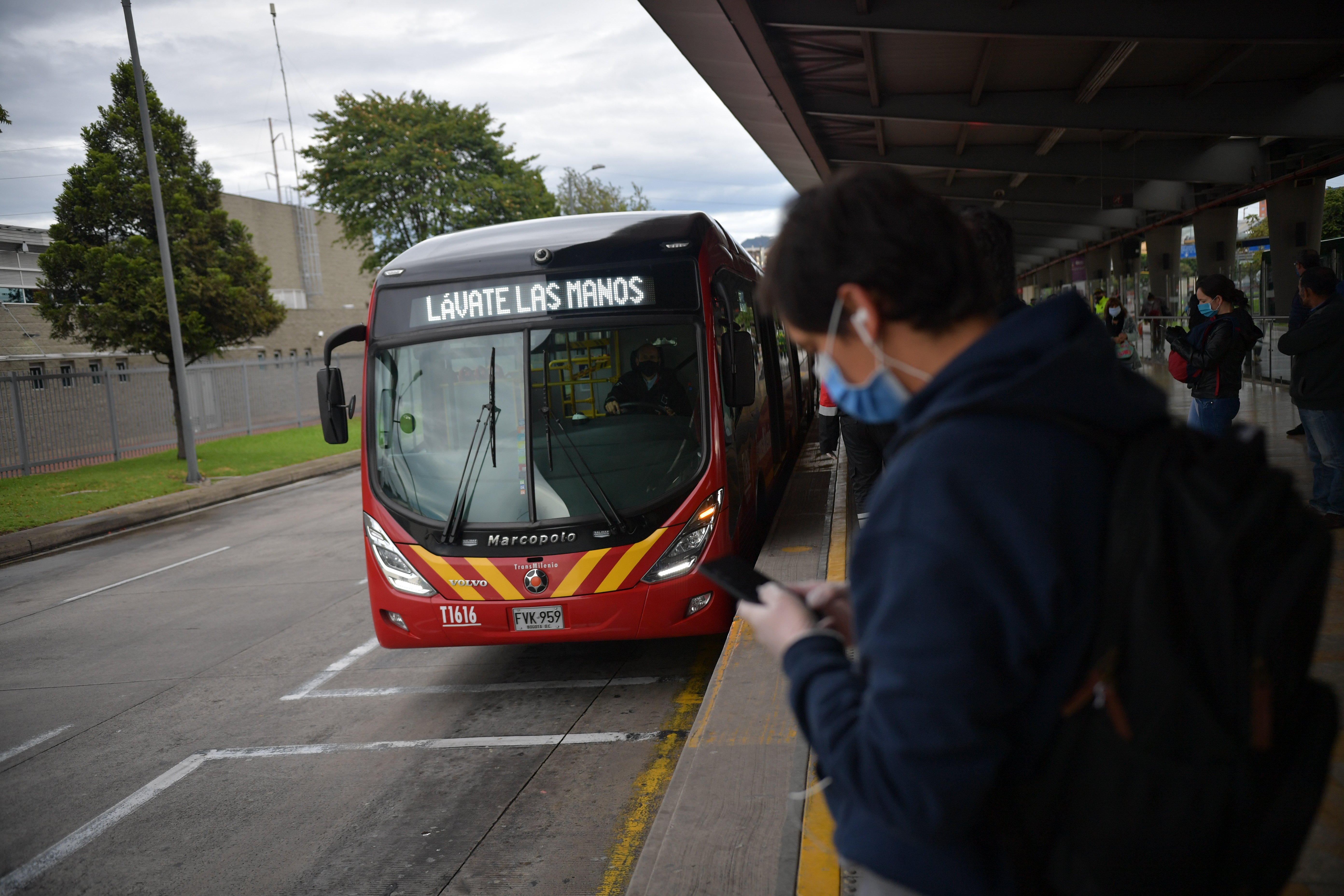 Aspectos de este portal de TransMilenio durante la pandemia del coronavirus covid – 19