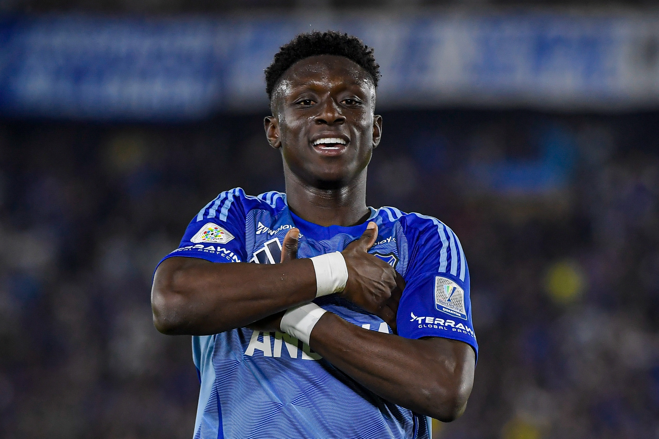 Jhon Córdoba fue el encargado de anotar el segundo gol para Millonarios.