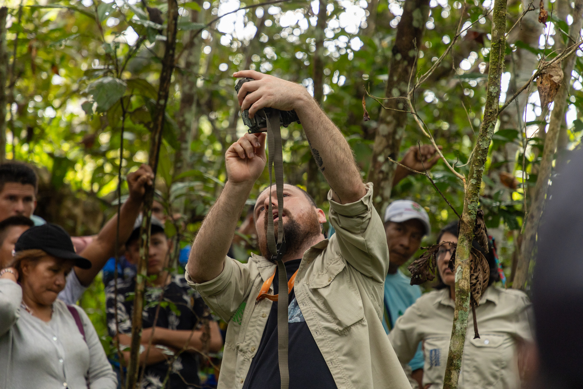 La estrategia de monitoreo comunitario de la biodiversidad contó con el uso de cámaras trampa y grabadoras de sonido que registraron 27 especies de mamíferos y 22 especies de aves.