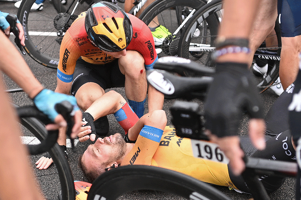 Análisis de la primera etapa del Tour de Francia, marcada por lluvia y caídas