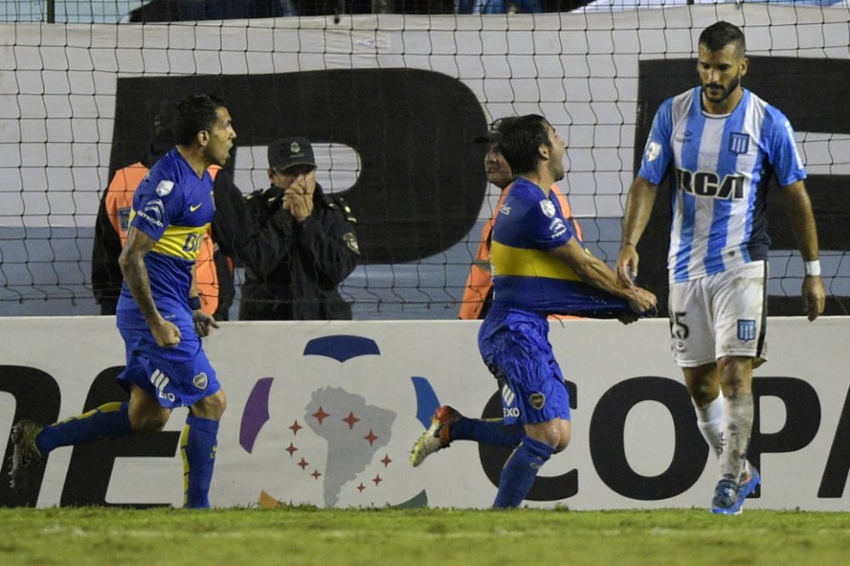 Boca Juniors le ganó a Racing, se clasificó y sentenció eliminación del Cali