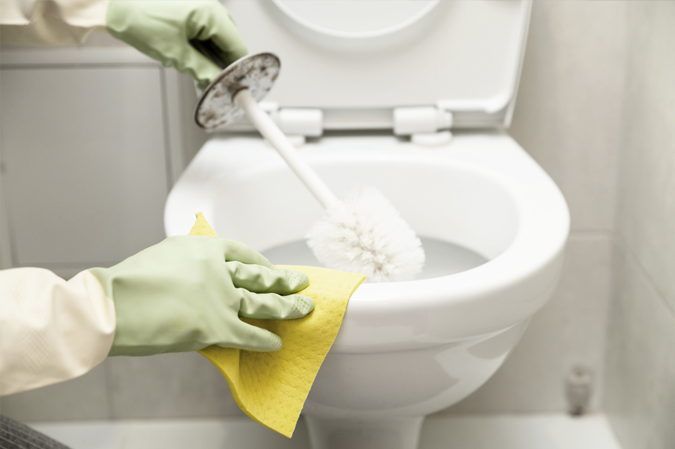 ¿Cómo limpiar el inodoro y eliminar las manchas marrones sin morir en el intento?