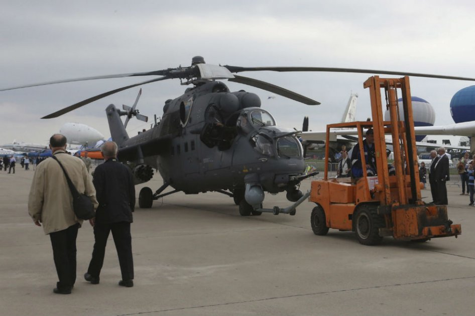 Así era el helicóptero Mi-35 ruso que se accidentó. /Referencia - EFE
