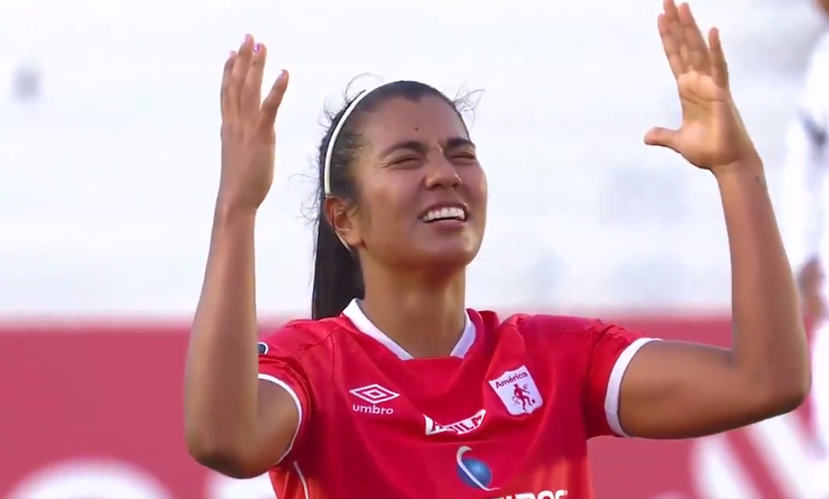 El golazo agónico que le dio vida al América en la Libertadores Femenina