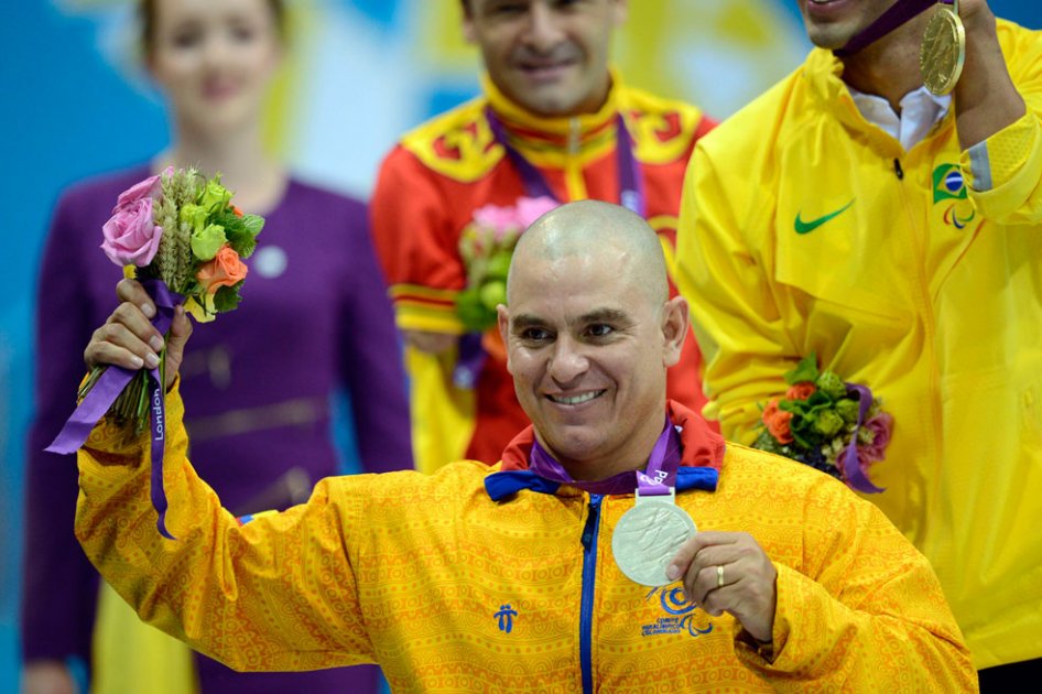 Colombia, plata en 100 m pecho de Paralímpicos de Londres
